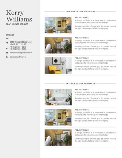 Resume Template 510