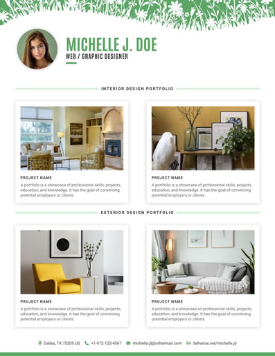 Resume Template 505